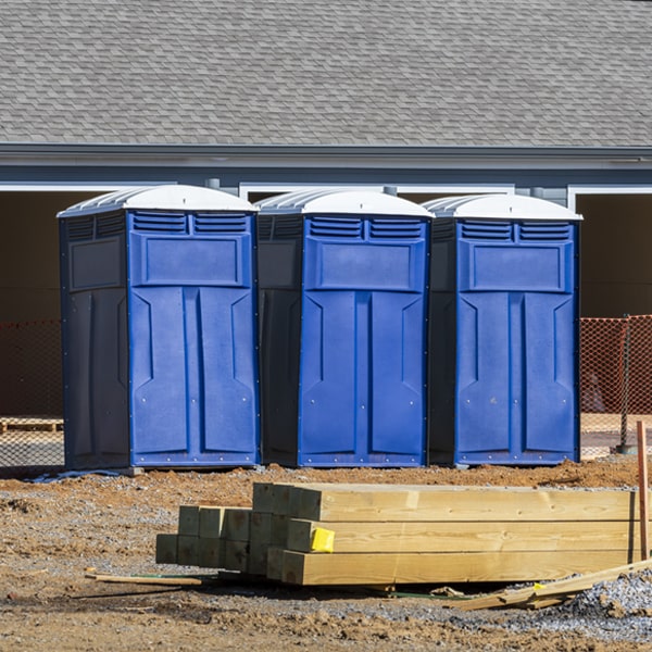 are there any restrictions on where i can place the portable restrooms during my rental period in Essex New York